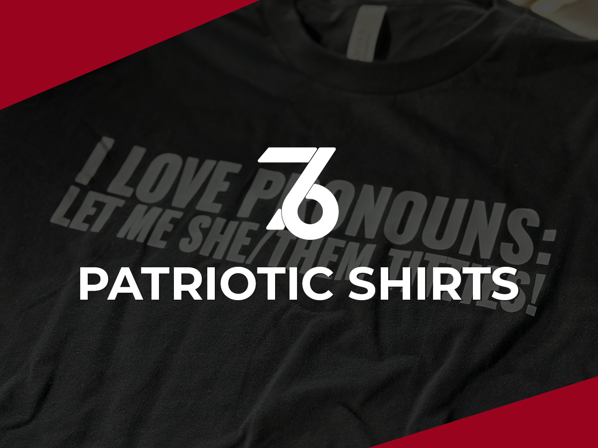 collection image that reads patriotic shirts